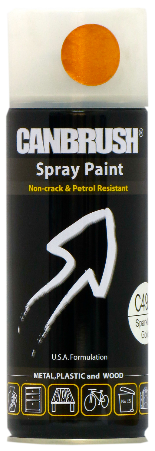 C49 Sparkling Gold - Canbrush Spray Paints UK
