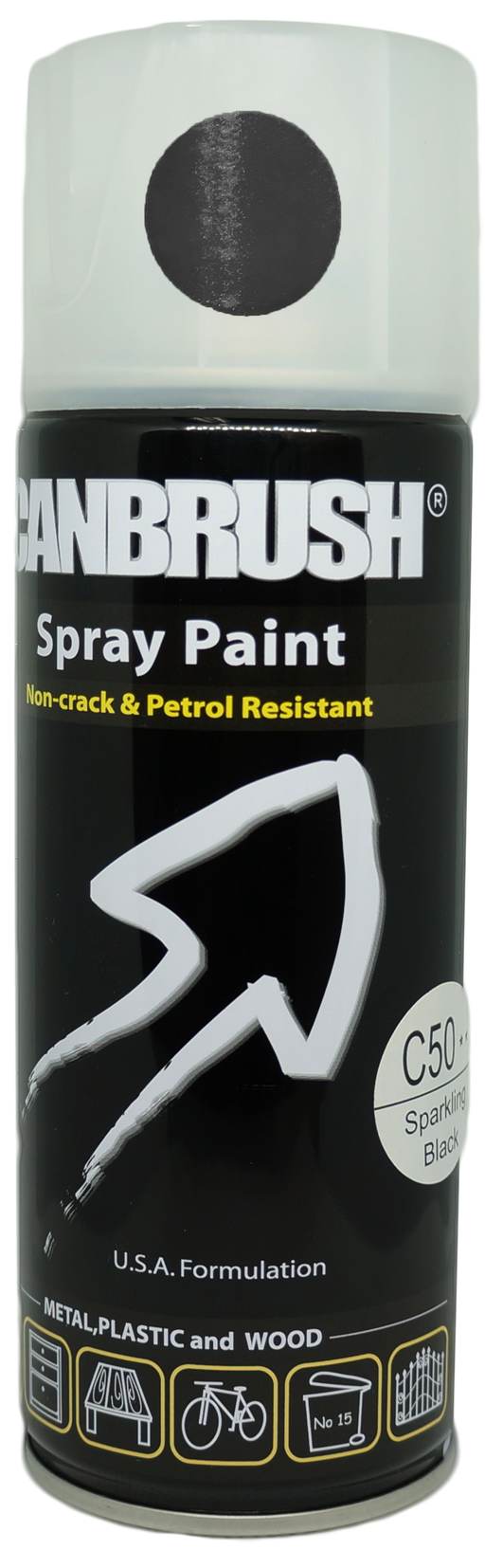 C50 Sparkling Black - Canbrush Spray Paints UK