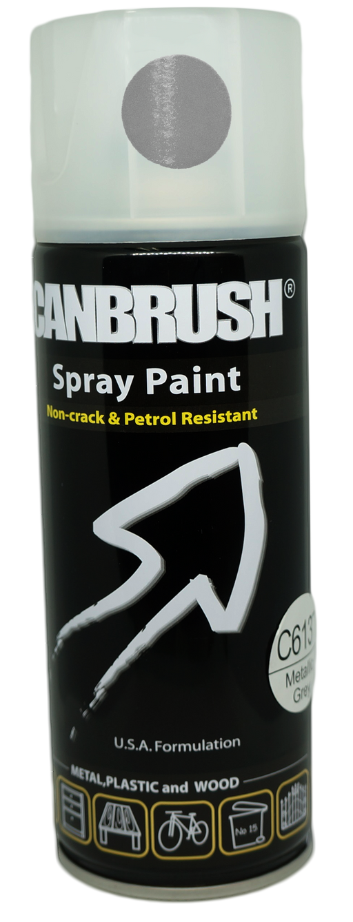 C613 Metallic Grey - Canbrush Spray Paints UK